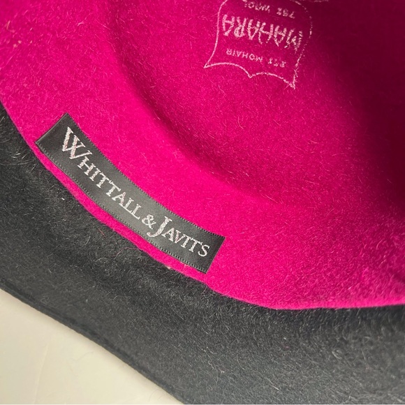 Vintage Whittall & Javits Mohair Wool Hat Barbie Princess Diana Kentucky Derby - Picture 10 of 10